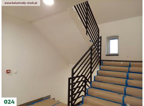 Balustrady metalowe wewnętrzne