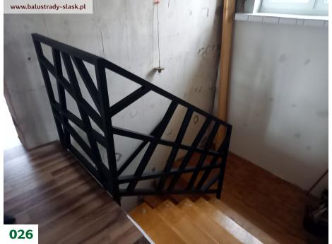 Balustrada ażurowa czarna