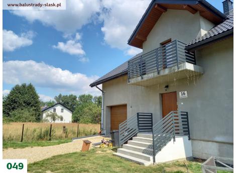 Balustrady schodowe zewnętrzne