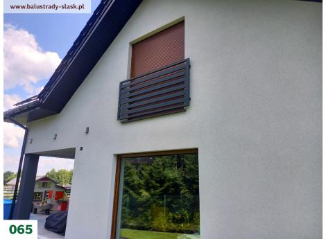 balustrada francuska czarna