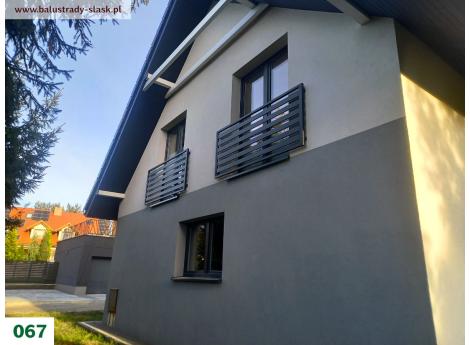 balustrada francuska antracyt