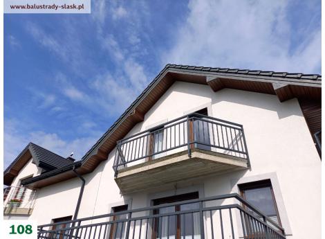balustrady zewnętrzne balkonowe