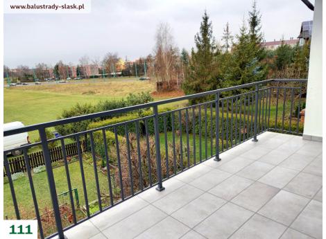 balustrady stalowe balkonowe