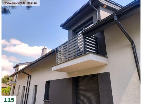 balustrady zewnętrzne balkonowe