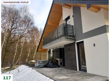 balustrady zewnętrzne balkonowe