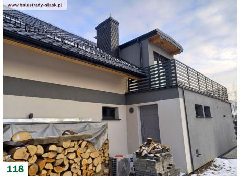 balustrady stalowe balkonowe