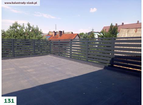 balustrady tarasowe metalowe