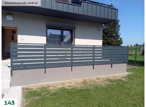 balustrady tarasowe, zewnętrzne