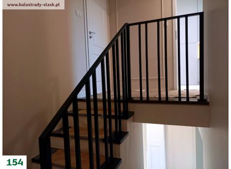 balustrada schodowa wewnętrzna metalowa