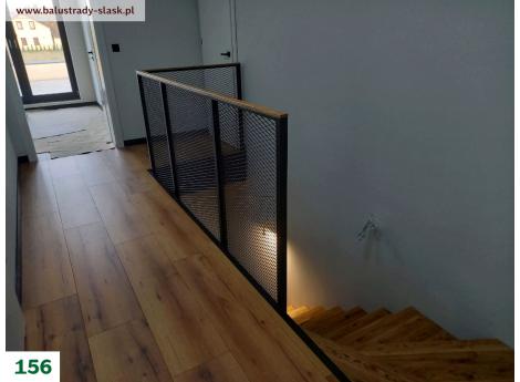 balustrada wewnętrzna czarna