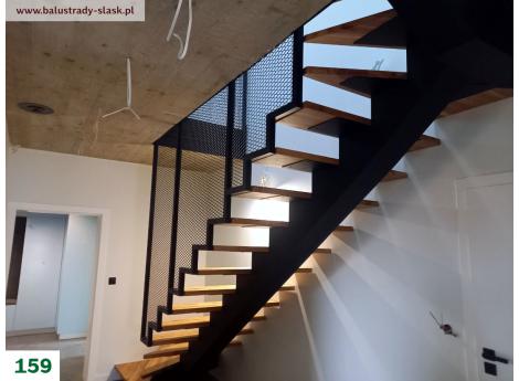 balustrady schodowe wewnętrzne nowoczesne