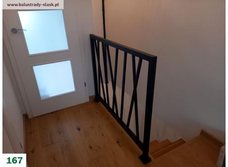 balustrady metalowe schody wewnętrzne