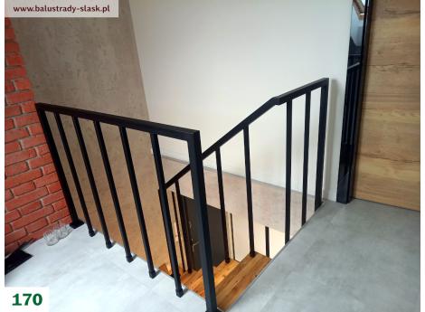 balustrady schodowe metalowe wewnętrzne