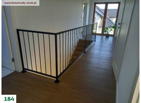 balustrady wewnętrzne metalowe