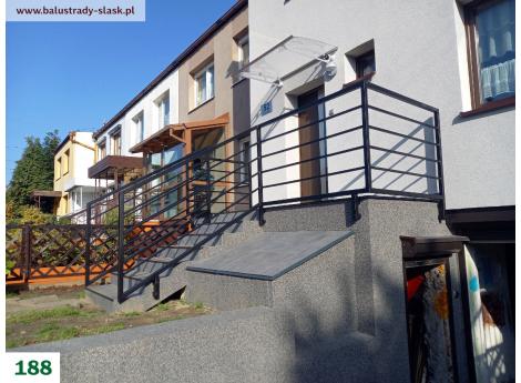 balustrady nowoczesne zewnętrzne schodowe