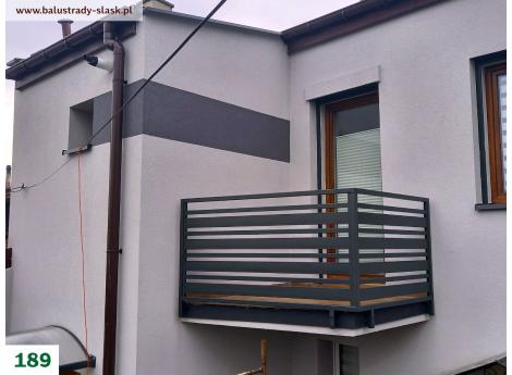 balustrady zewnętrzne metalowe