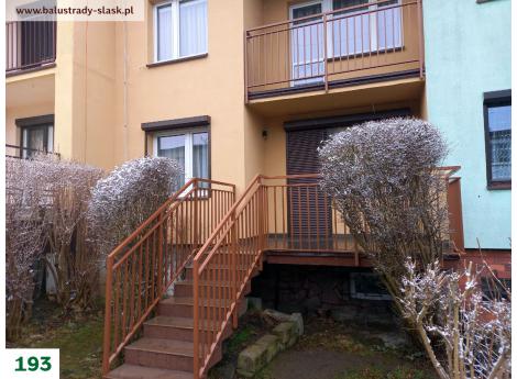 balustrady zewnętrzne stalowe