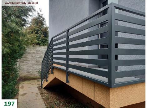 balustrady stalowe zewnętrzne