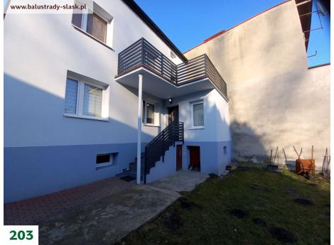 balustrady zewnętrzne stalowe