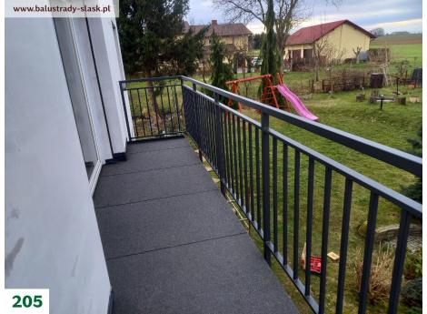 balustrady zewnętrzne metalowe
