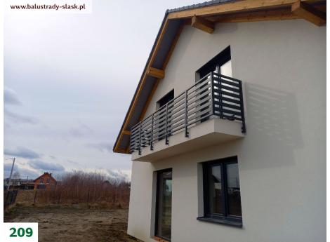 balustrady zewnętrzne metalowe