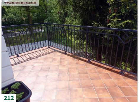 balustrada zewnętrzna metalowa