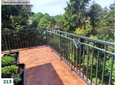 balustrady zewnętrzne stalowe